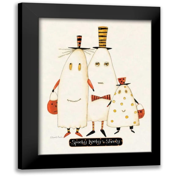 DiPaolo, Dan 12x14 Black Modern Framed Museum Art Print Titled - Ghost Family