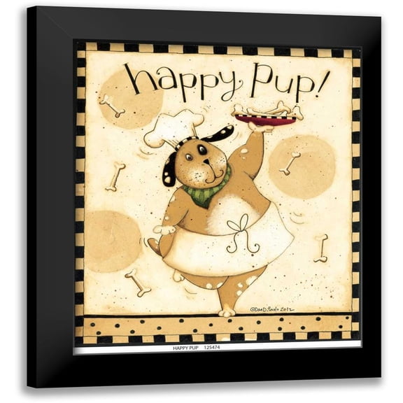 DiPaolo, Dan 12x14 Black Modern Framed Museum Art Print Titled - Happy