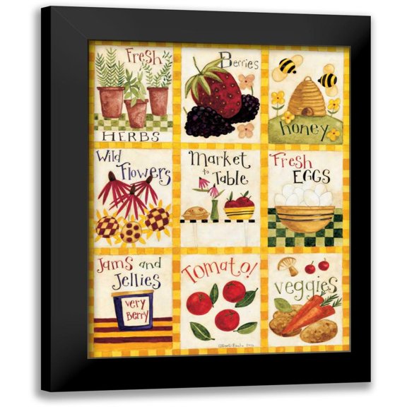 DiPaolo, Dan 12x14 Black Modern Framed Museum Art Print Titled - Legacy Market To Table