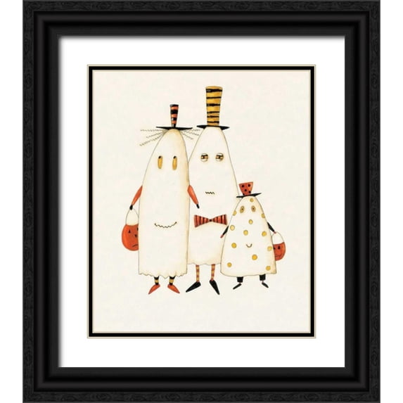 DiPaolo, Dan 12x14 Black Ornate Wood Framed with Double Matting Museum Art Print Titled - Family