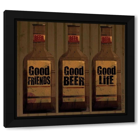 Dan DiPaolo 13x12 Black Modern Wood Framed Wall Art Titled - Final 3