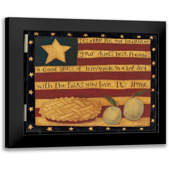 DiPaolo, Dan 13x12 Black Modern Framed Museum Art Print Titled - Pie