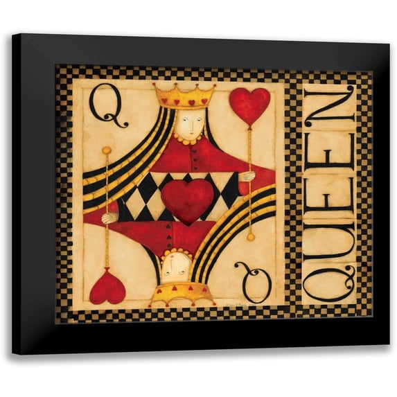 DiPaolo, Dan 13x12 Black Modern Framed Museum Art Print Titled - Queen