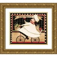 thumbnail image 1 of DiPaolo, Dan 13x12 Gold Ornate Wood Framed with Double Matting Museum Art Print Titled - Bon Appetit, 1 of 4