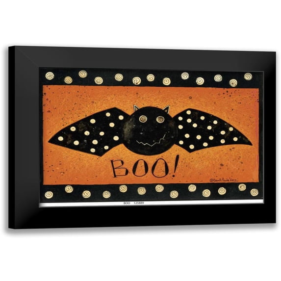 DiPaolo, Dan 14x11 Black Modern Framed Museum Art Print Titled - Boooooo