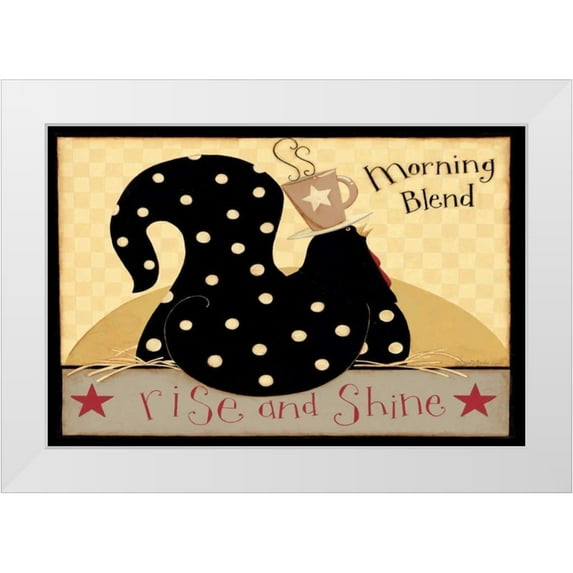 DiPaolo, Dan 14x11 White Modern Wood Framed Museum Art Print Titled - Morning Blend