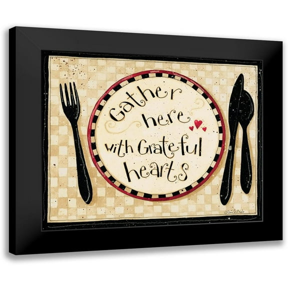 DiPaolo, Dan 14x12 Black Modern Framed Museum Art Print Titled - Gather Here