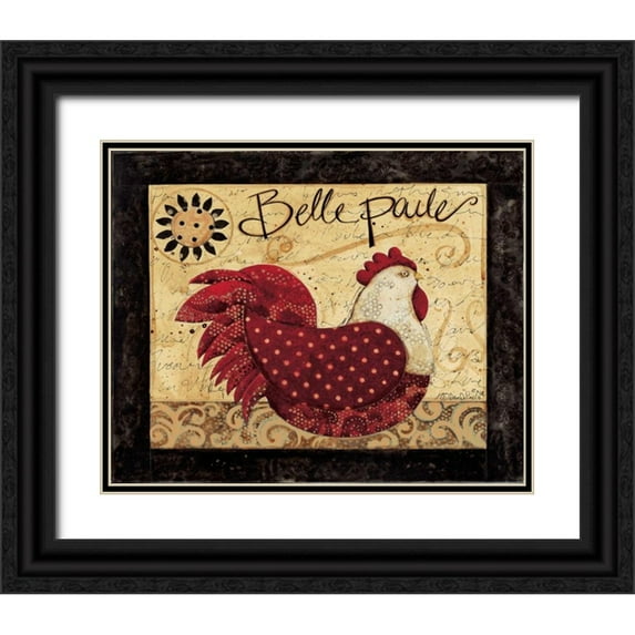 DiPaolo, Dan 14x12 Black Ornate Wood Framed with Double Matting Museum Art Print Titled - BellePoulet