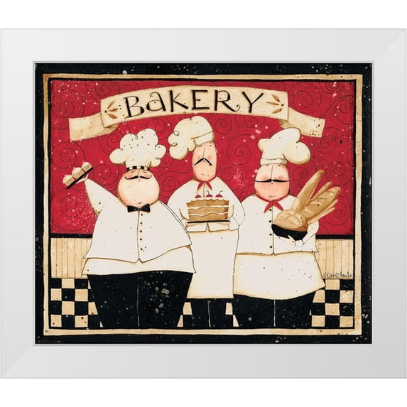 DiPaolo, Dan 14x12 White Modern Wood Framed Museum Art Print Titled - Bakery