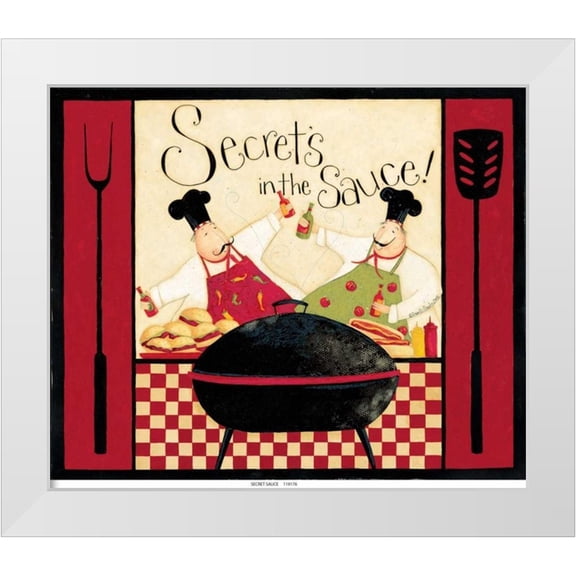 DiPaolo, Dan 14x12 White Modern Wood Framed Museum Art Print Titled - Sauce