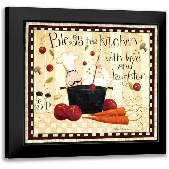 DiPaolo, Dan 15x15 Black Modern Framed Museum Art Print Titled - Carrot Soup