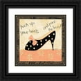 thumbnail image 1 of DiPaolo, Dan 15x15 Black Ornate Wood Framed with Double Matting Museum Art Print Titled - Kick Heels, 1 of 4