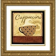 thumbnail image 1 of DiPaolo, Dan 15x15 Gold Ornate Wood Framed with Double Matting Museum Art Print Titled - Cappuccino, 1 of 4