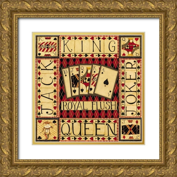 DiPaolo, Dan 15x15 Gold Ornate Wood Framed with Double Matting Museum Art Print Titled - Entertain