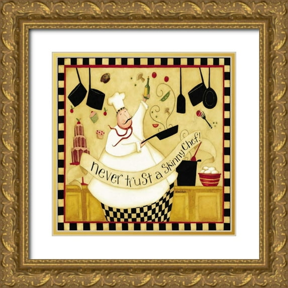 DiPaolo, Dan 15x15 Gold Ornate Wood Framed with Double Matting Museum Art Print Titled - Pots And Pans