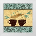 thumbnail image 1 of DiPaolo, Dan 15x15 White Modern Wood Framed Museum Art Print Titled - Coffee Love, 1 of 4