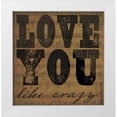 thumbnail image 1 of DiPaolo, Dan 15x15 White Modern Wood Framed Museum Art Print Titled - Love Like Crazy, 1 of 4