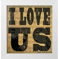thumbnail image 1 of DiPaolo, Dan 15x16 White Modern Wood Framed Museum Art Print Titled - I Love Us, 1 of 4