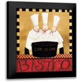 thumbnail image 1 of DiPaolo, Dan 15x18 Black Modern Framed Museum Art Print Titled - Bistro Chefs, 1 of 5