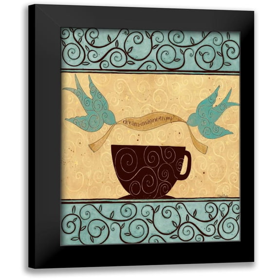 DiPaolo, Dan 15x18 Black Modern Framed Museum Art Print Titled - Black Coffee