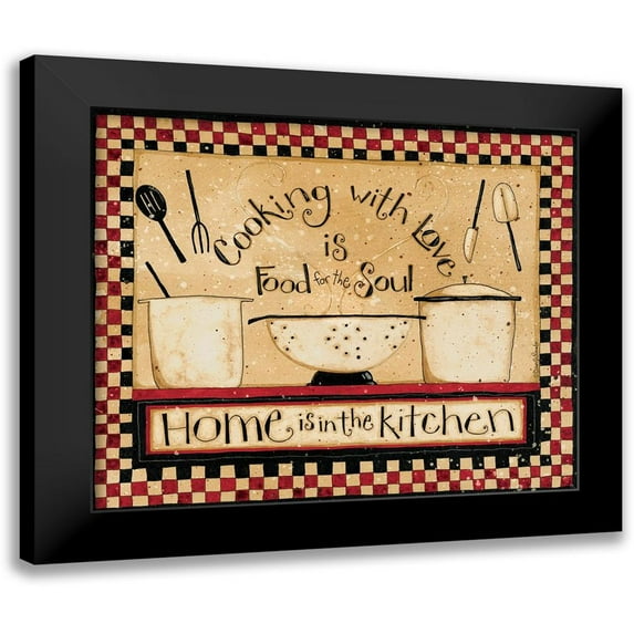 DiPaolo, Dan 17x15 Black Modern Framed Museum Art Print Titled - Cooking With Love