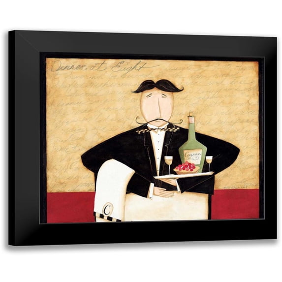 DiPaolo, Dan 17x15 Black Modern Framed Museum Art Print Titled - Dinner Time