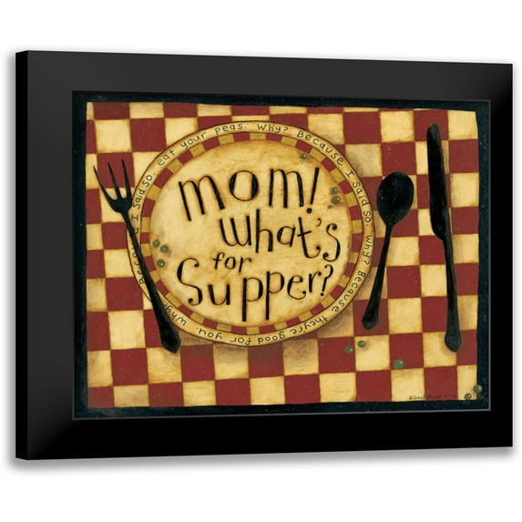 DiPaolo, Dan 17x15 Black Modern Framed Museum Art Print Titled - Supper