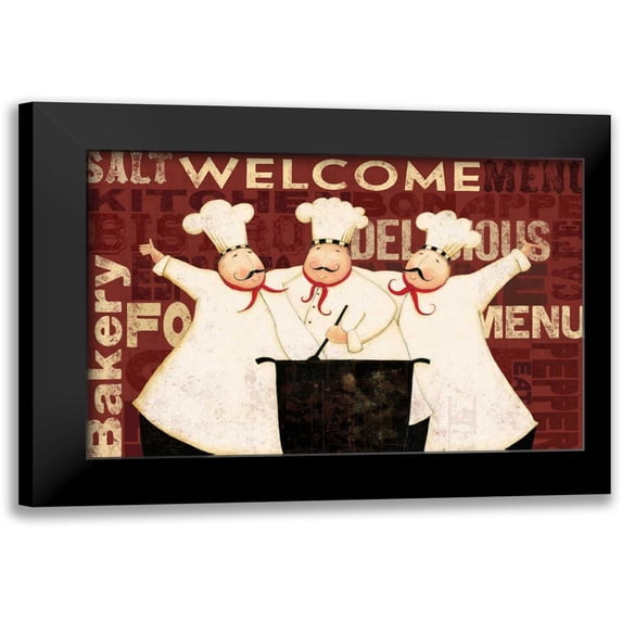 DiPaolo, Dan 18x13 Black Modern Framed Museum Art Print Titled - Chef Rug
