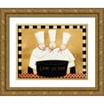 thumbnail image 1 of DiPaolo, Dan 18x15 Gold Ornate Wood Framed with Double Matting Museum Art Print Titled - Tasting Chefs, 1 of 4