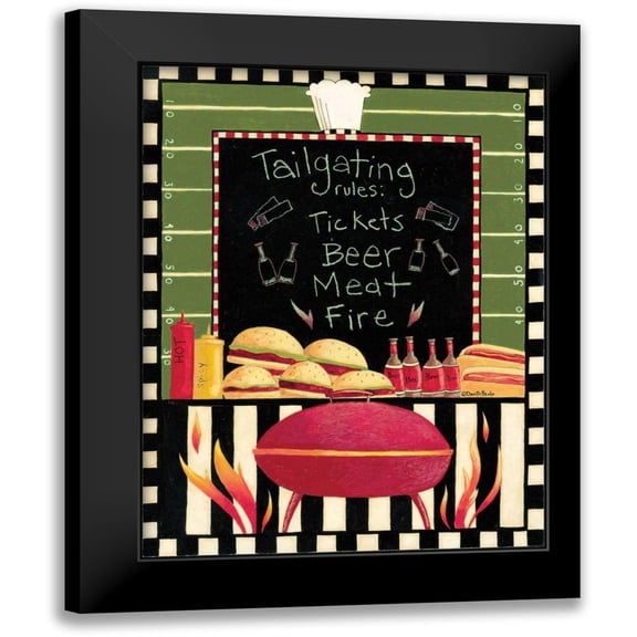 DiPaolo, Dan 19x24 Black Modern Framed Museum Art Print Titled - Tailgating