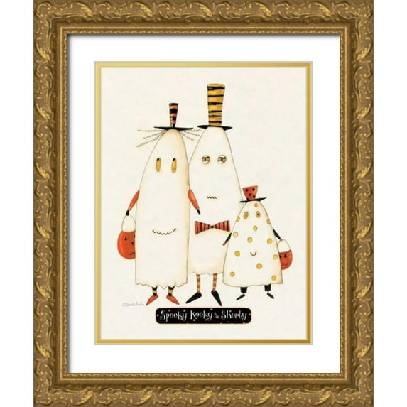 DiPaolo, Dan 19x24 Gold Ornate Wood Framed with Double Matting Museum Art Print Titled - Ghost Family