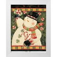 thumbnail image 1 of DiPaolo, Dan 19x24 White Modern Wood Framed Museum Art Print Titled - Snowman Candy, 1 of 4