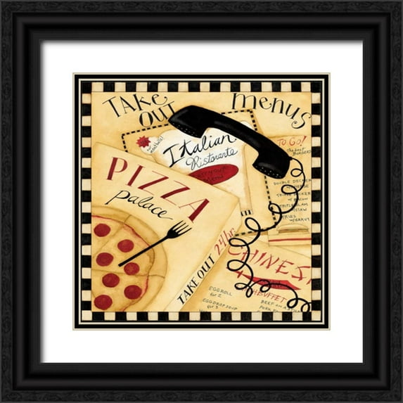 DiPaolo, Dan 20x20 Black Ornate Wood Framed with Double Matting Museum Art Print Titled - Call It In
