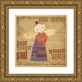 thumbnail image 1 of DiPaolo, Dan 20x20 Gold Ornate Wood Framed with Double Matting Museum Art Print Titled - Listen 2, 1 of 4