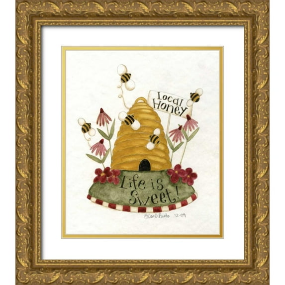 DiPaolo, Dan 20x23 Gold Ornate Wood Framed with Double Matting Museum Art Print Titled - Honey