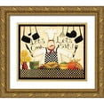 thumbnail image 1 of DiPaolo, Dan 23x20 Gold Ornate Wood Framed with Double Matting Museum Art Print Titled - Get Cooking, 1 of 4