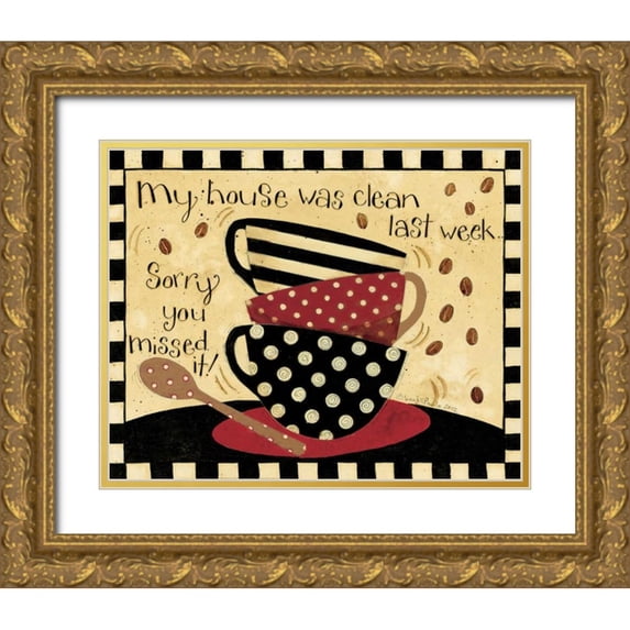 DiPaolo, Dan 24x20 Gold Ornate Wood Framed with Double Matting Museum Art Print Titled - Clean House