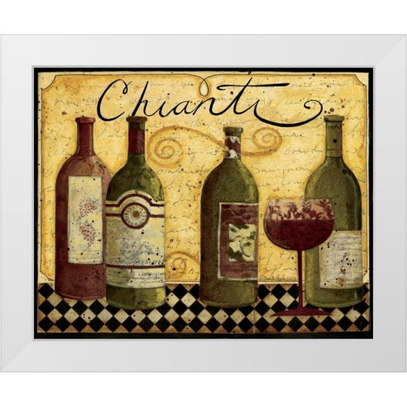 DiPaolo, Dan 24x20 White Modern Wood Framed Museum Art Print Titled - Chianti