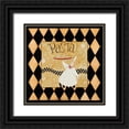 thumbnail image 1 of DiPaolo, Dan 26x26 Black Ornate Wood Framed with Double Matting Museum Art Print Titled - A Little Pasta, 1 of 4