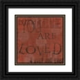 thumbnail image 1 of DiPaolo, Dan 26x26 Black Ornate Wood Framed with Double Matting Museum Art Print Titled - Loved 2, 1 of 4