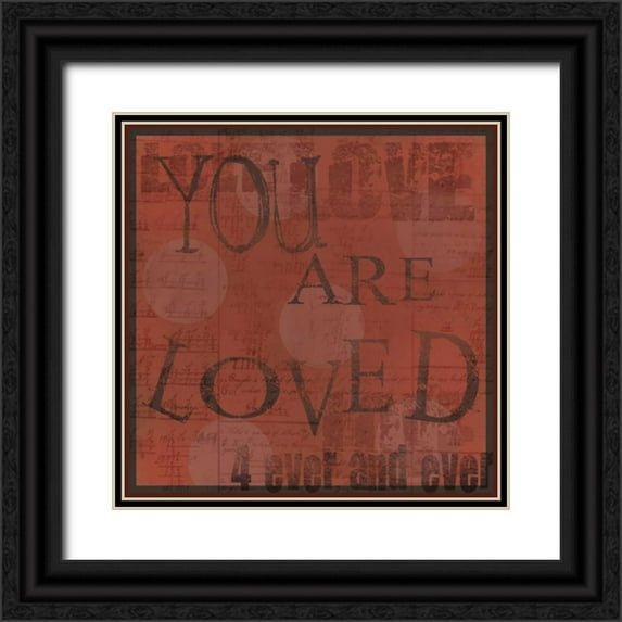 DiPaolo, Dan 26x26 Black Ornate Wood Framed with Double Matting Museum Art Print Titled - Loved 2