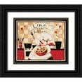 thumbnail image 1 of DiPaolo, Dan 30x26 Black Ornate Wood Framed with Double Matting Museum Art Print Titled - Love Is In The Kitchen, 1 of 4