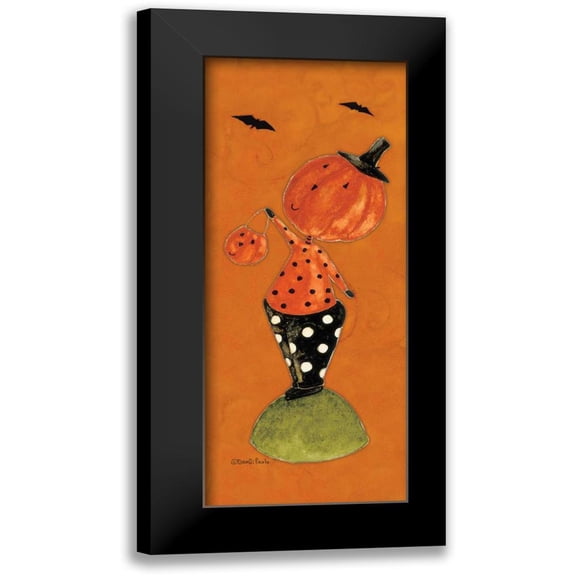 DiPaolo, Dan 8x14 Black Modern Framed Museum Art Print Titled - Orange Boy