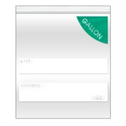 DiRose Gallon Clear Double Zipper Zip Lock Storage Bags, 250-Pack