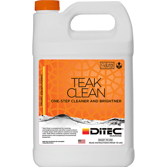 Ditec Marine Products 4X-PPJ8-7BEW Ditec Teak Clean - Gallon