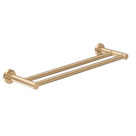 Dia 18 in. Double Towel Bar in Brushed Bronze