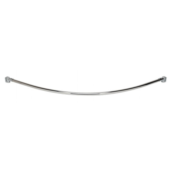 Dia 6' Curved Shower Rod in Polished Chrome