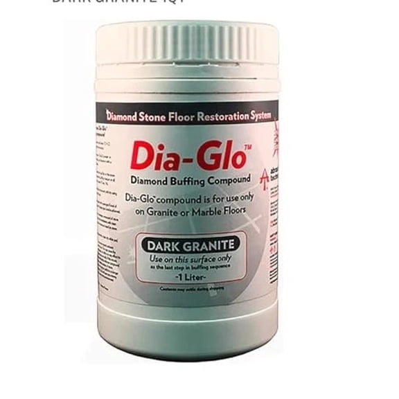 Dia-Clo Diamond Polishing Powder for Dark Granite, Stone Buffing Compound