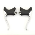thumbnail image 1 of Dia Compe BL-100 Aero Road Bicycle Brake Lever Set // Black/Silver, 1 of 1