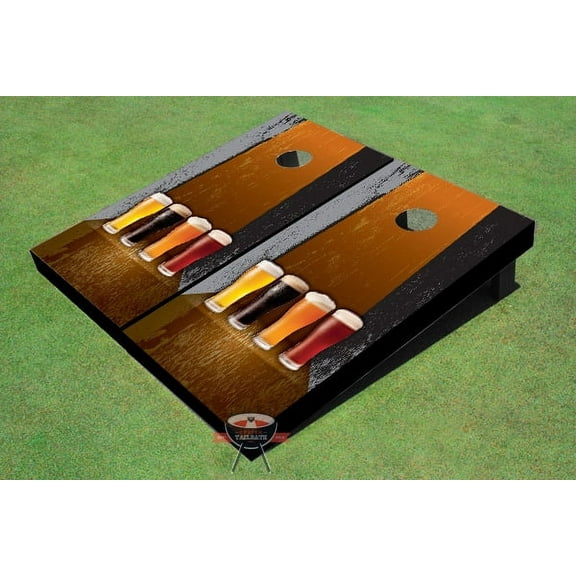 Dia De Los Cervezas Themed Cornhole Board Set